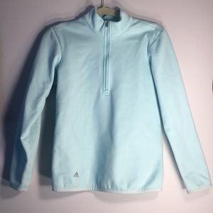 Light Blue Adidas Quarter Zip